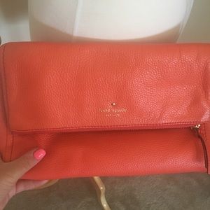 Kate Spade coral crossbody purse